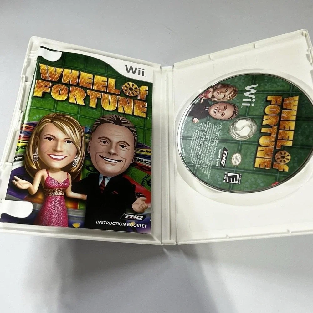 Wheel of Fortune Nintendo Wii 2010 Video Game With Manual